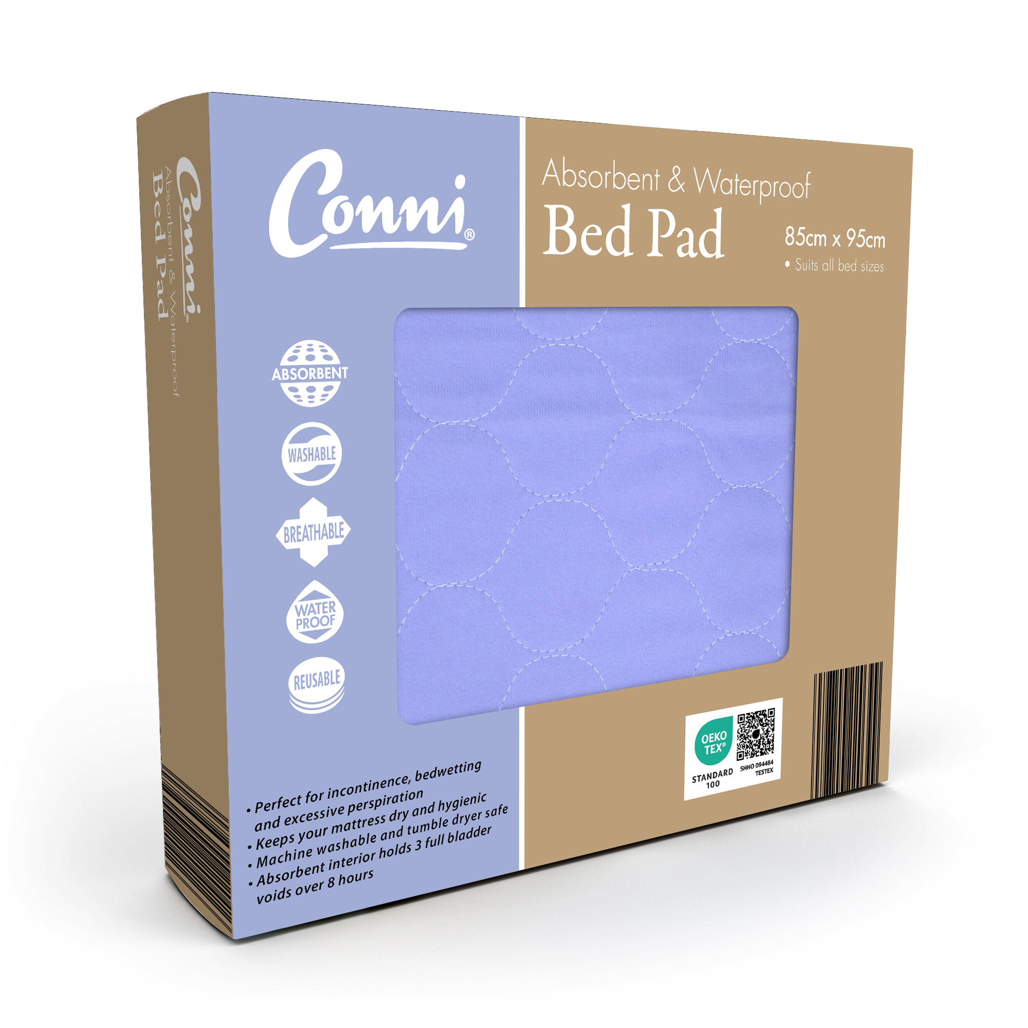 ALdi Conni Bed Pad Pack ADULT Mauve V2 ALdi Conni Bed Pad Pack ADULT Mauve V2